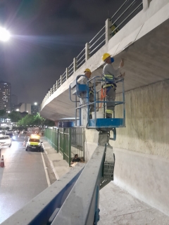 Obras Realizadas no Viaduto Eusébio Stevaux