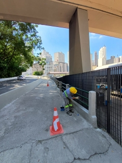 Obras Realizadas no Viaduto Eusébio Stevaux