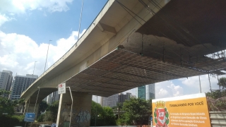 Foto Obras Realizadas no Viaduto Goldfarb