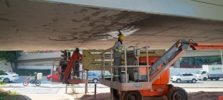 Obras Realizadas no Viaduto Goldfarb